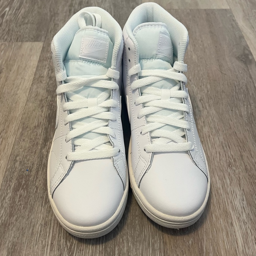 blazers nike all white